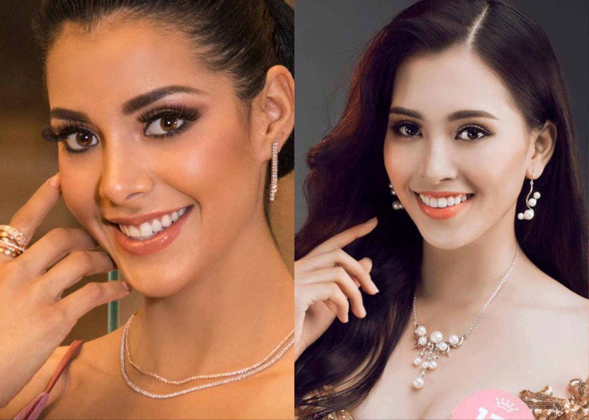 Xuất hiện chị em 'thất lạc' của Hoa hậu Tiểu Vy ở Miss Universe 2019, fan Việt ồ lên thích thú! Ảnh 4