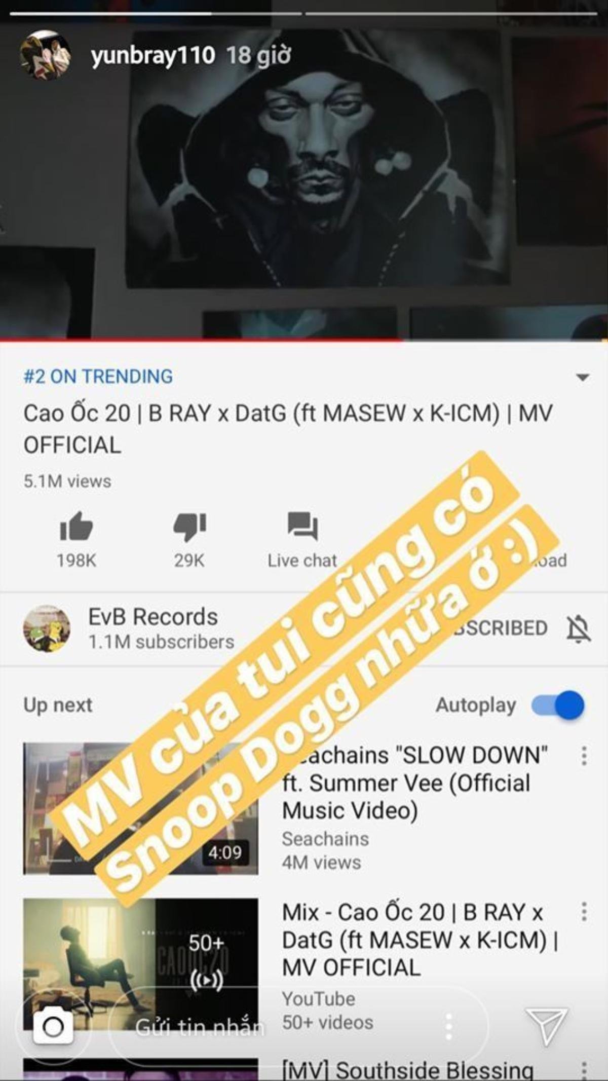 Cộng đồng mạng xôn xao: Tài khoản Youtube của B Ray khen hết lời MV 'Hãy trao cho anh' của Sơn Tùng rồi vội vàng xóa đi? Ảnh 3