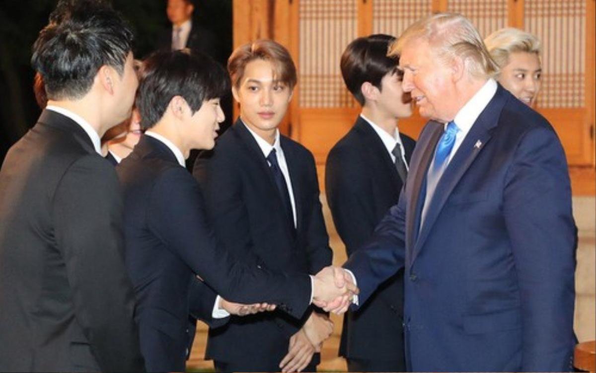 Tổng thống Trump nói gì khi lần đầu gặp Suho (EXO)? Ảnh 3