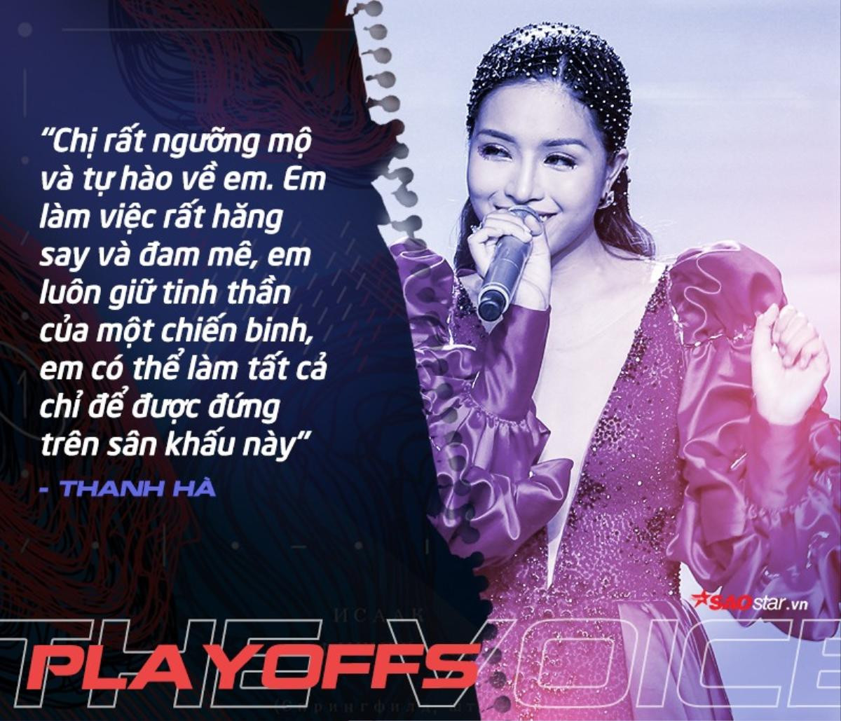 6 bài học đắt giá từ HLV Thanh Hà - Hồ Hoài Anh dành cho ứng viên quán quân The Voice 2019 sau vòng thi Playoffs Ảnh 1