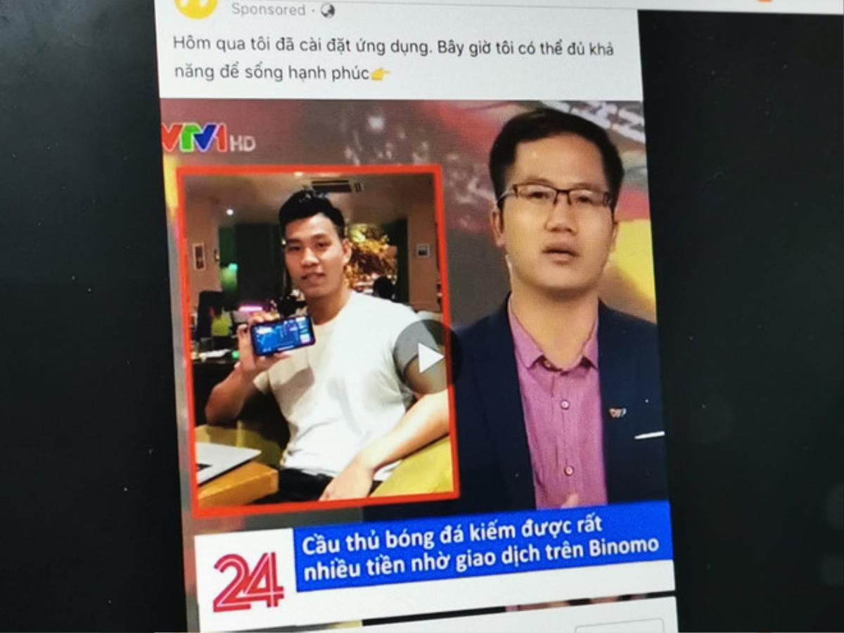 Mạo danh VTV đăng bài Văn Thanh U23 VN quảng cáo cá cược Binomo Ảnh 1