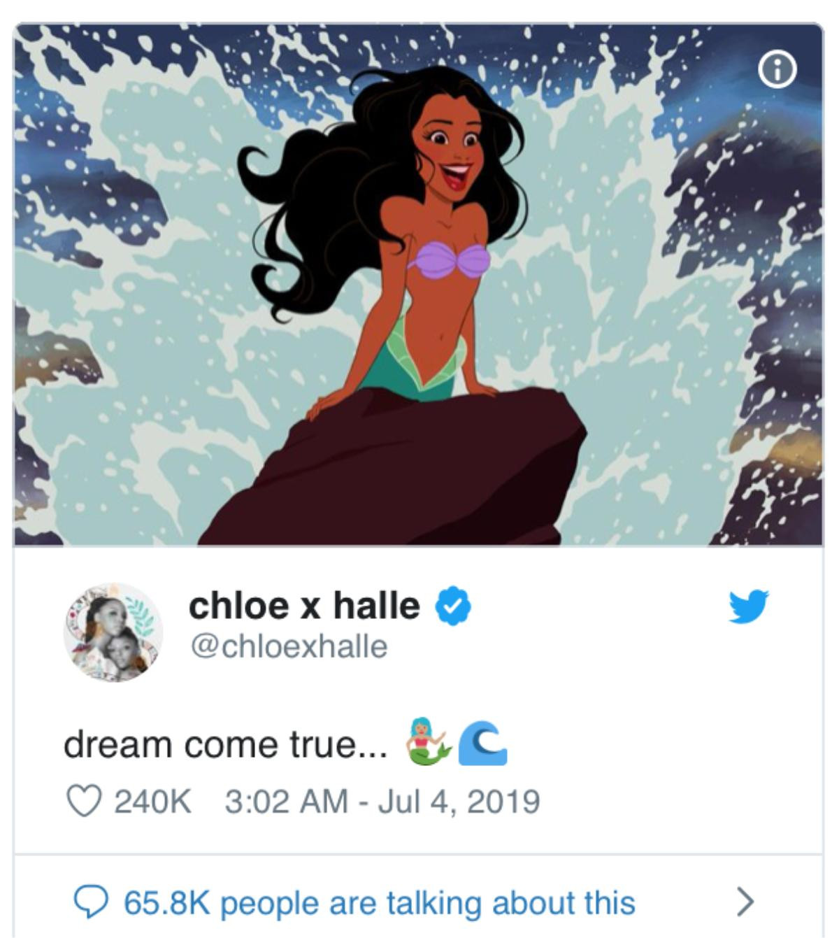 Halle Bailey được Disney chọn đóng Ariel bản live-action: Nàng tiên cá da màu để tranh giải Oscar? Ảnh 4