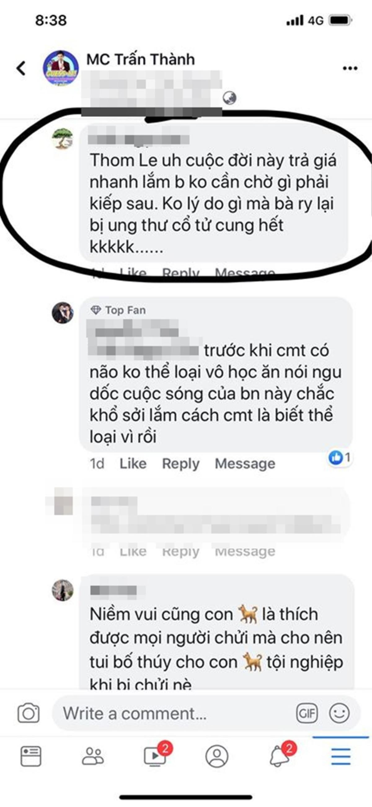 Trấn Thành bức xúc đòi đưa công an tới tận nhà kẻ ‘nguyền rủa’ Hari Won ‘sớm xuống mồ vì ung thư’ Ảnh 2