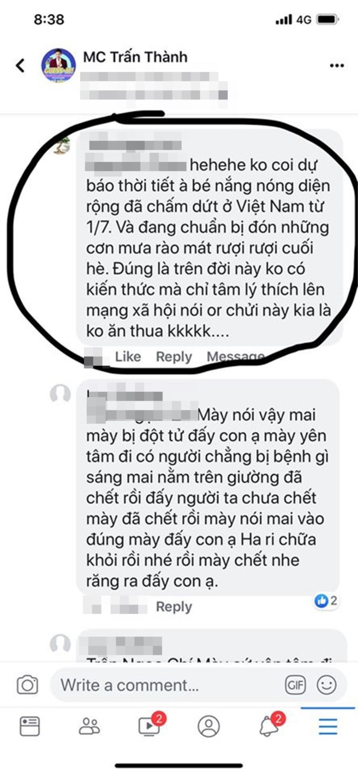 Trấn Thành bức xúc đòi đưa công an tới tận nhà kẻ ‘nguyền rủa’ Hari Won ‘sớm xuống mồ vì ung thư’ Ảnh 3