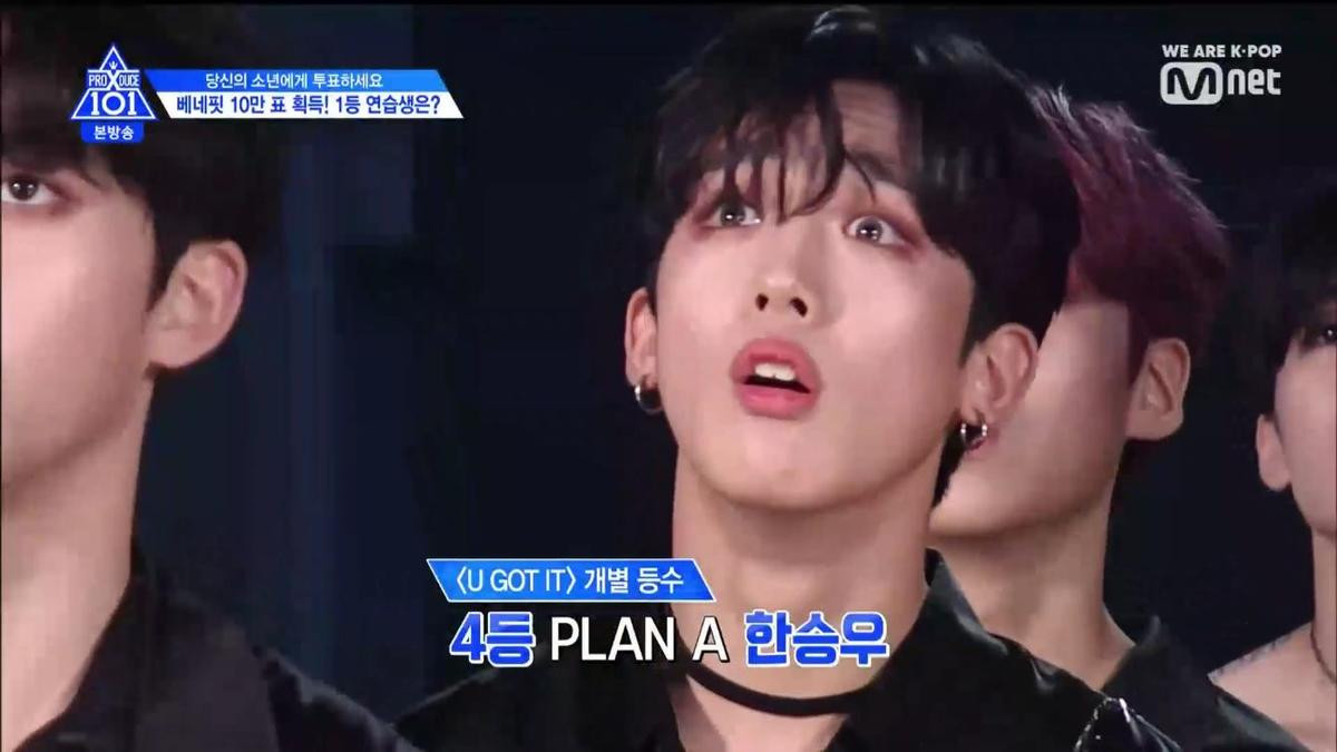 'Produce X 101' tập 10: Kim Yo Han về nhất nhưng Han Seung Woo lại đứng top tìm kiếm ở Hàn Ảnh 2