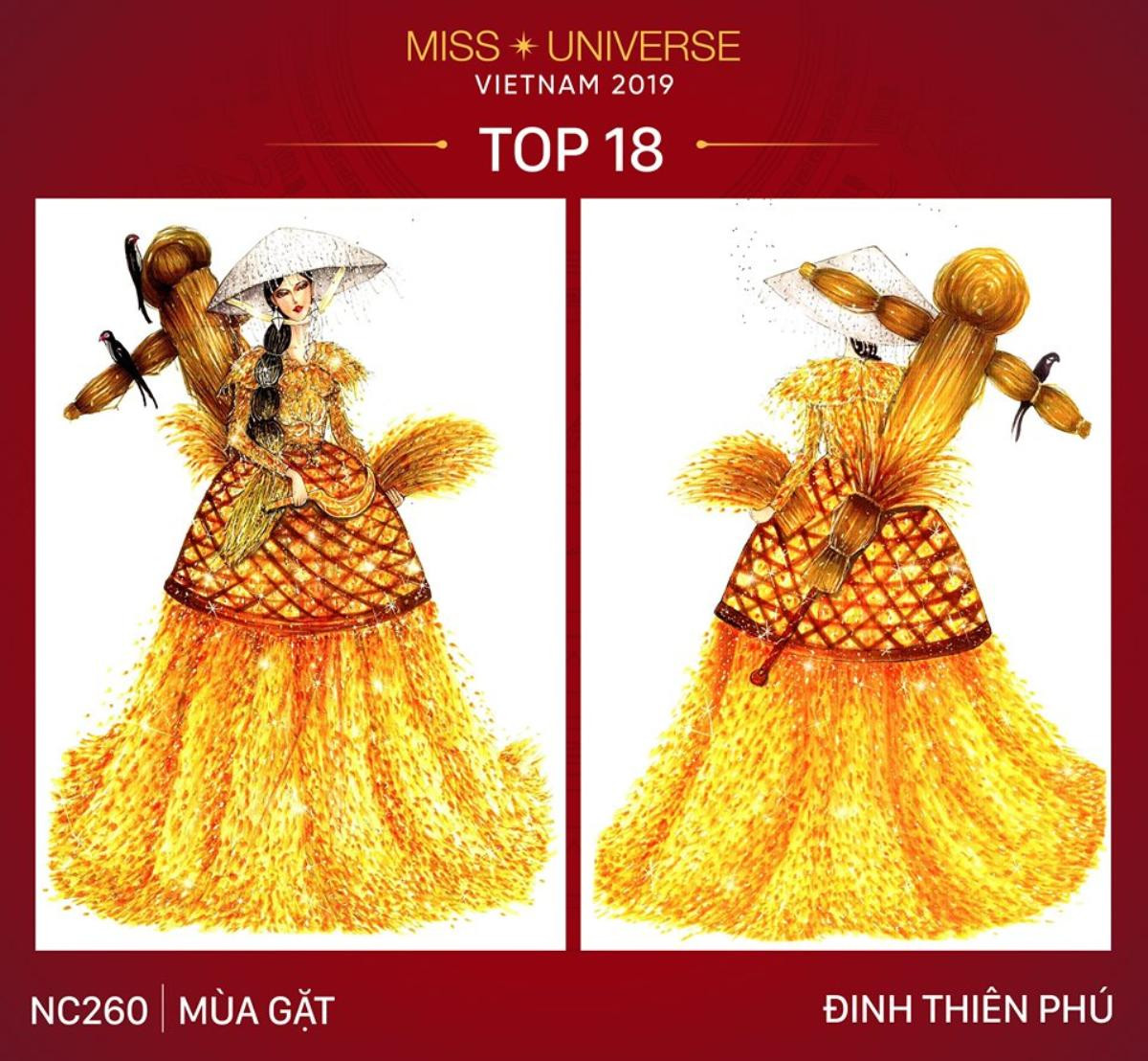 Lộ diện Top 18 bản vẽ National Costume cho Hoàng Thùy: BÀN THỜ gặp nhiều đối thủ sừng sỏ? Ảnh 4