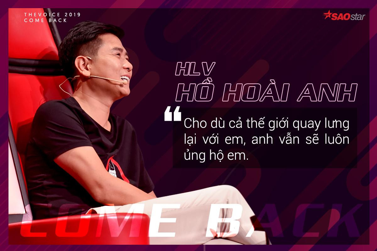 5 câu nói ấn tượng nhất tập 13 The Voice 2019: ‘Cho dù cả thế giới quay lưng, anh vẫn ủng hộ em' Ảnh 2