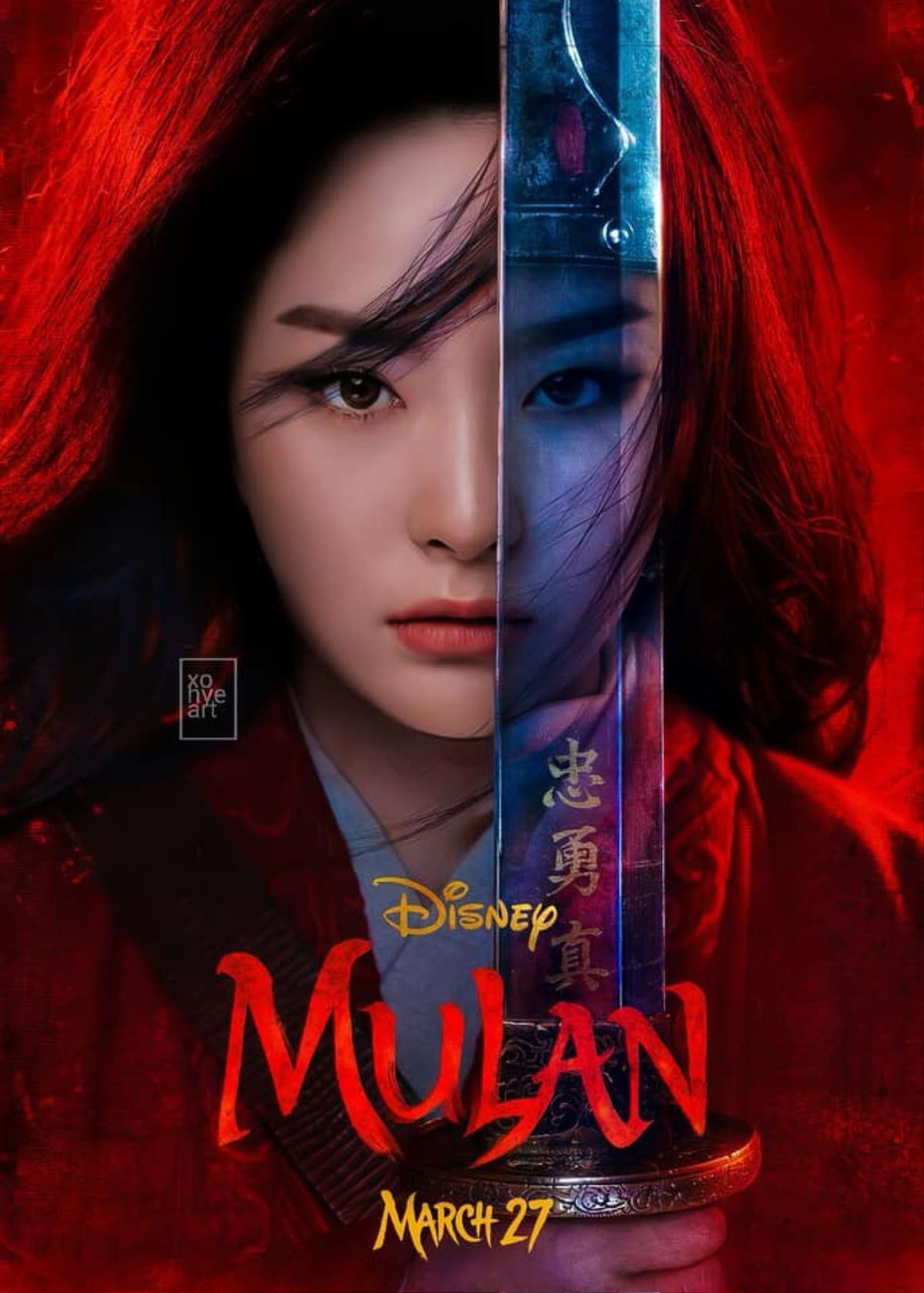 Loạt ảnh các Idol Kpop trong poster 'Mulan' Live-Action: Yuri (SNSD) giống đến bất ngờ Ảnh 3