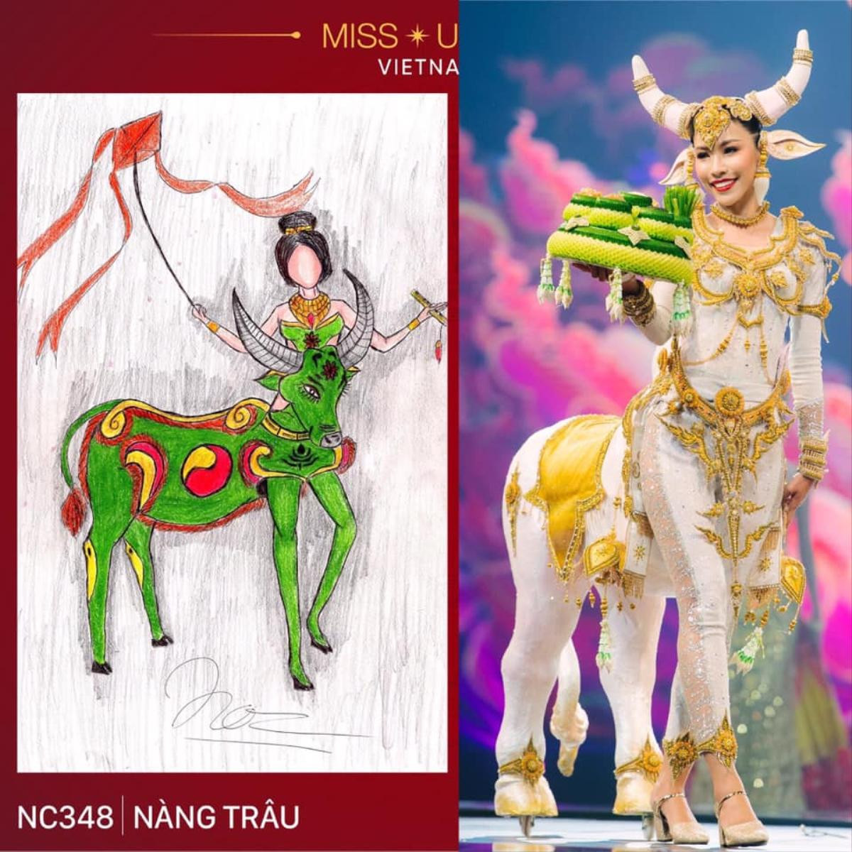 Loạt trang phục dân tộc Miss Grand Thailand có cùng cảm hứng với National Costume của Hoàng Thùy Ảnh 4