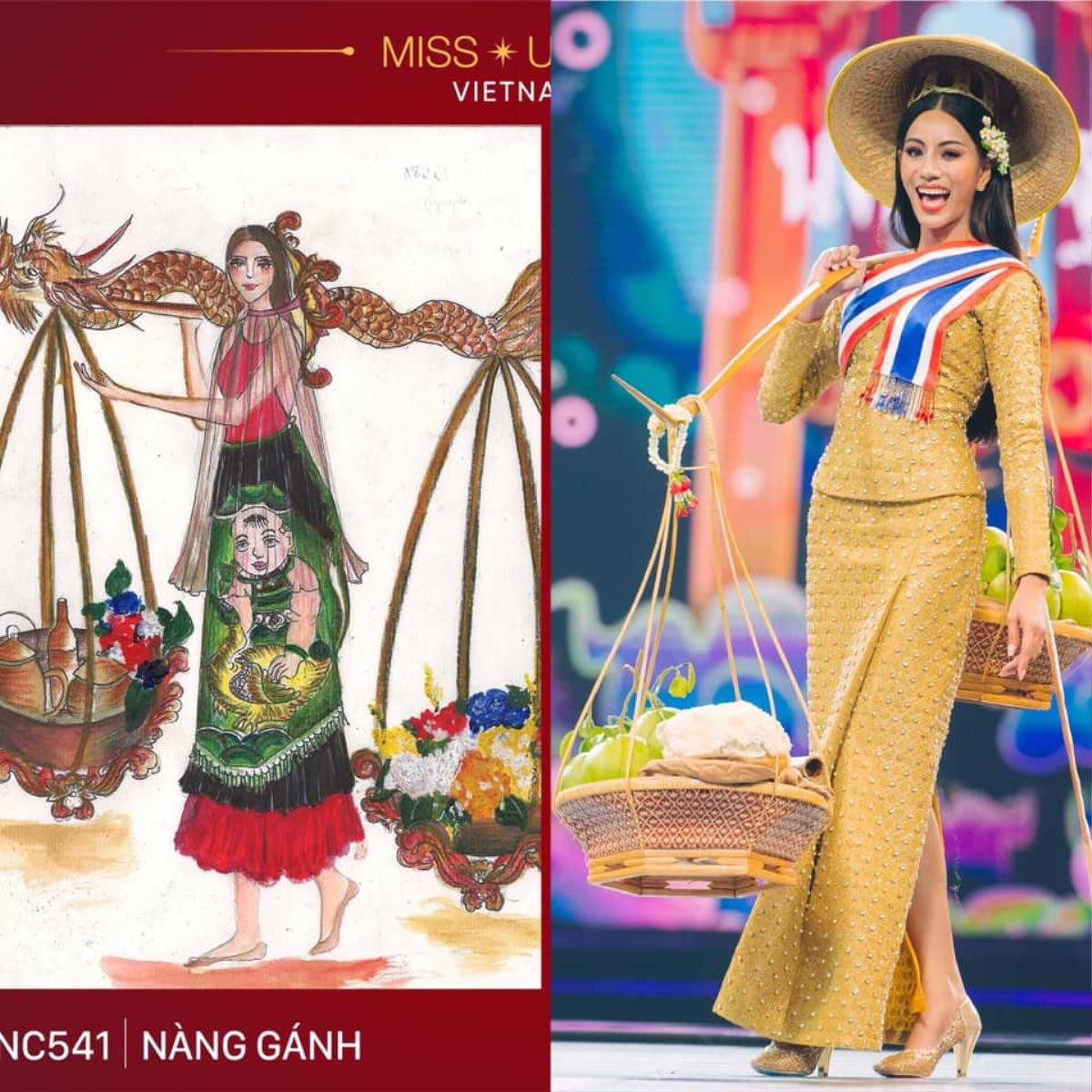 Loạt trang phục dân tộc Miss Grand Thailand có cùng cảm hứng với National Costume của Hoàng Thùy Ảnh 7