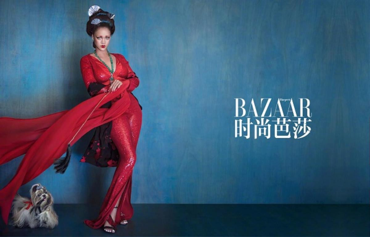 Rihanna hóa thành phi tần trong trang phục đậm chất cổ trang Trung Hoa trên tạp chí Ảnh 3