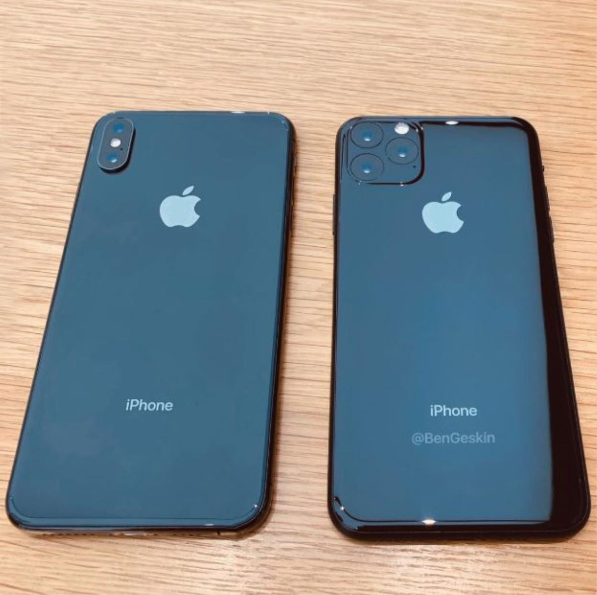 iPhone 11 bất ngờ lộ diện siêu đẹp bên cạnh iPhone Xs Max Ảnh 1