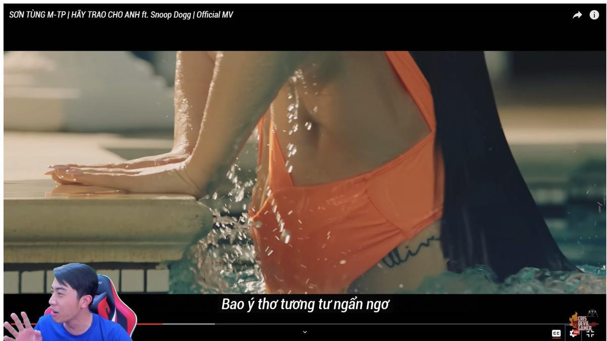 Làm clip reaction MV của Hãy trao cho anh, Cris Phan khiến fan thất vọng khi dùng từ ngữ body shaming người mẫu nữ một cách vô duyên Ảnh 6