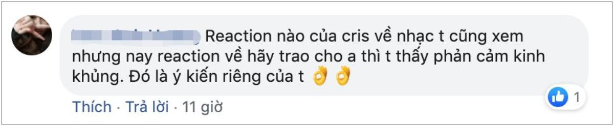 Làm clip reaction MV của Hãy trao cho anh, Cris Phan khiến fan thất vọng khi dùng từ ngữ body shaming người mẫu nữ một cách vô duyên Ảnh 14