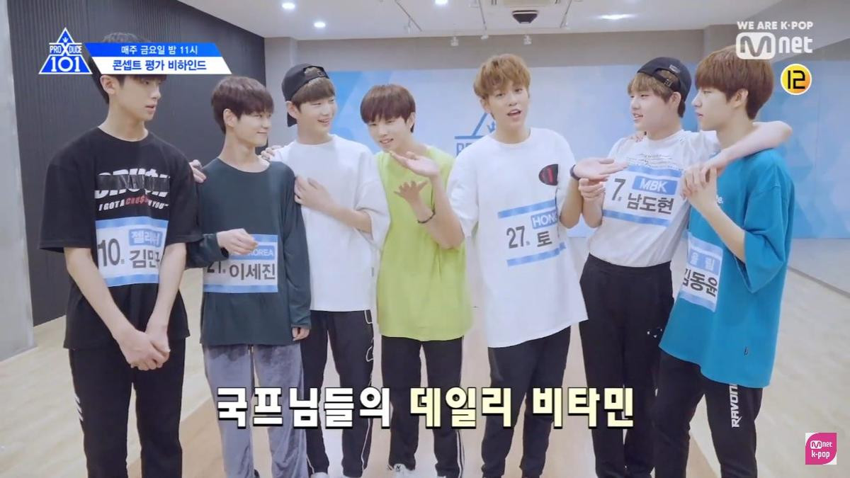 Hậu trường vui nhộn 'Produce X 101': Kim Yo Han chọn Han Seung Woo là người quyến rũ nhất Ảnh 4