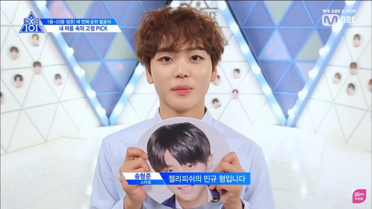 'Produce X 101': Top 7 thực tập sinh được 'pick' nhiều nhất, Cho Seung Yeon suýt chảy máu mũi vì Han Seung Woo Ảnh 11