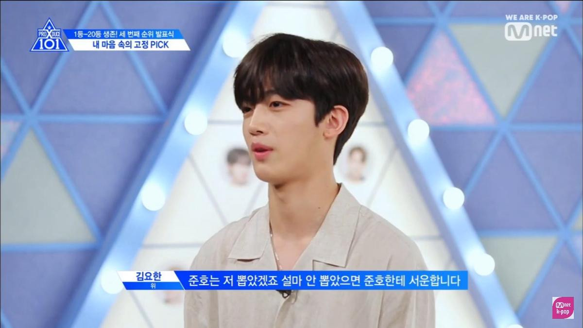 'Produce X 101': Top 7 thực tập sinh được 'pick' nhiều nhất, Cho Seung Yeon suýt chảy máu mũi vì Han Seung Woo Ảnh 1