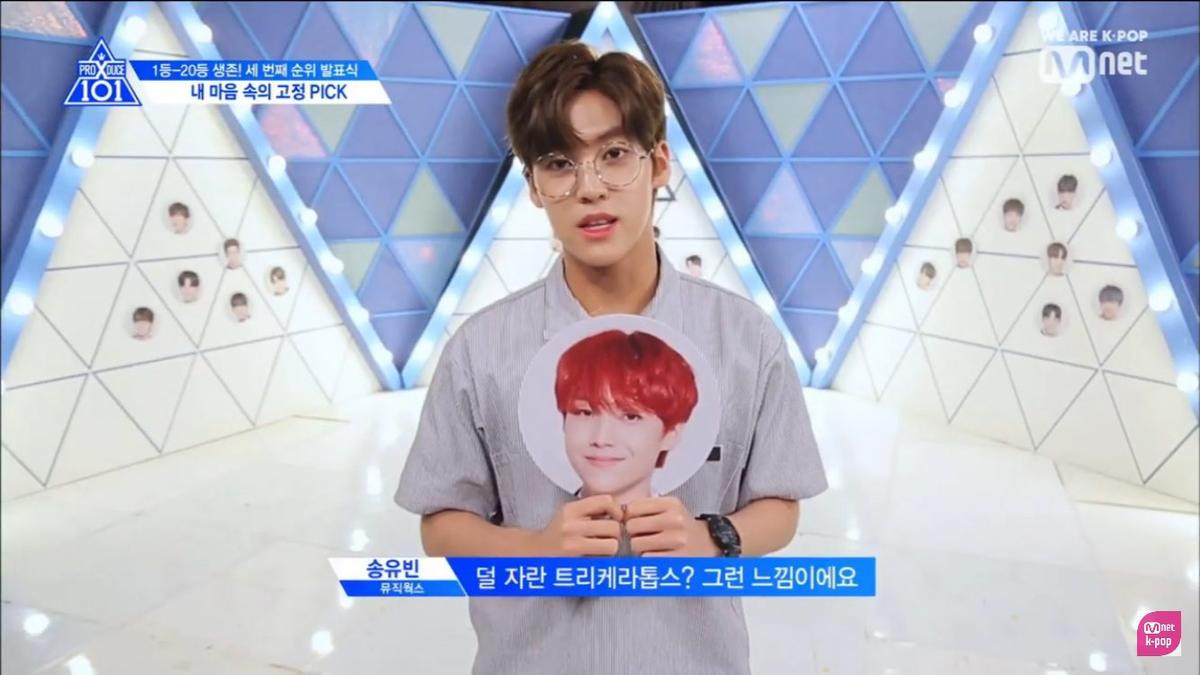 'Produce X 101': Top 7 thực tập sinh được 'pick' nhiều nhất, Cho Seung Yeon suýt chảy máu mũi vì Han Seung Woo Ảnh 6