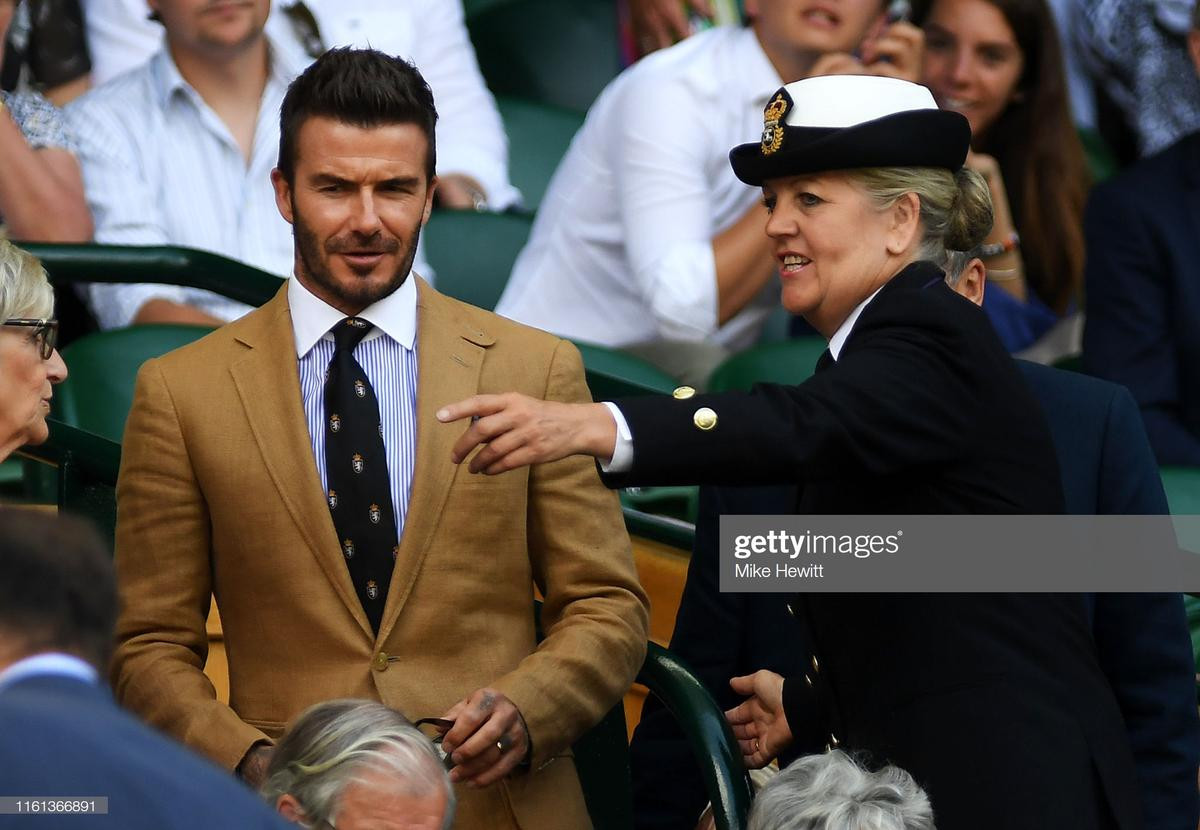 Beckham cực bảnh, 'đốt mắt' khán giả Wimbledon Ảnh 3