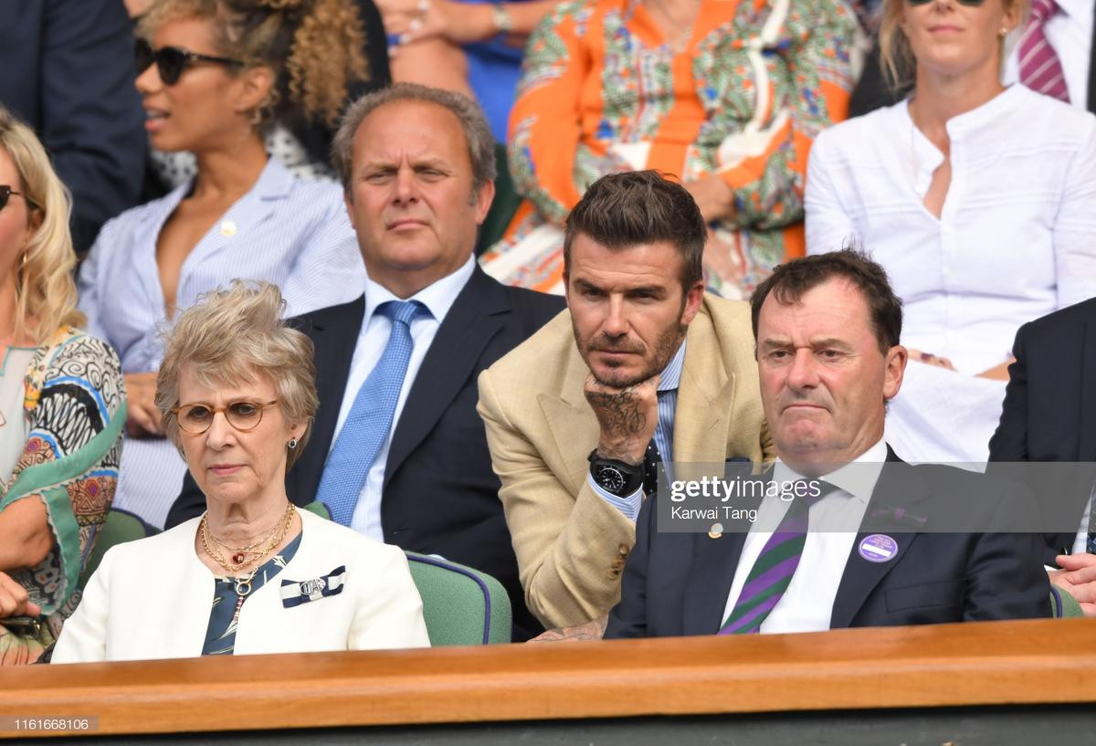 Beckham cực bảnh, 'đốt mắt' khán giả Wimbledon Ảnh 7