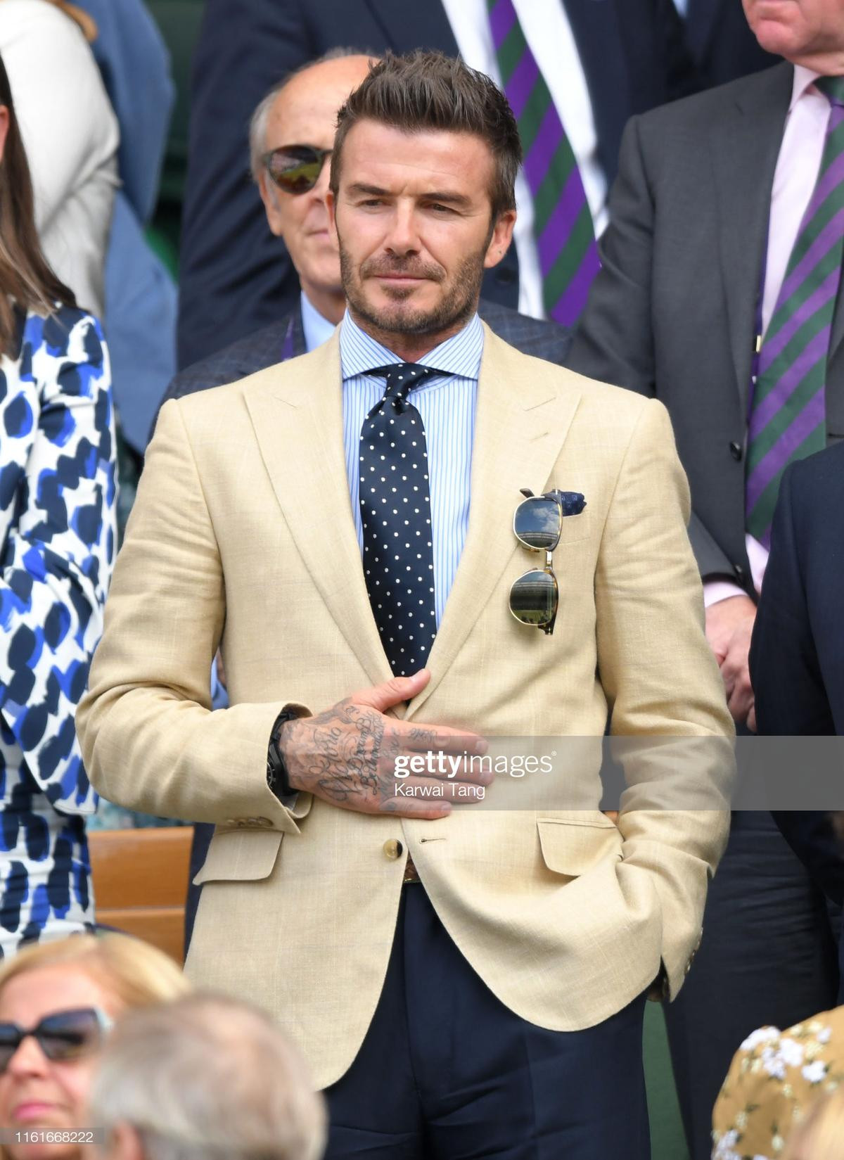 Beckham cực bảnh, 'đốt mắt' khán giả Wimbledon Ảnh 6