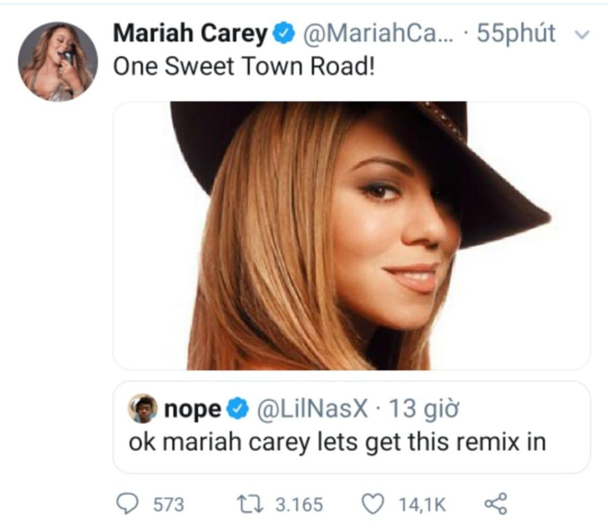 Lil Nas X rủ rê Mariah Carey hợp tác trong bản remix 'Old Town Road': Câu trả lời của nữ diva khiến ai cũng ngạc nhiên Ảnh 4