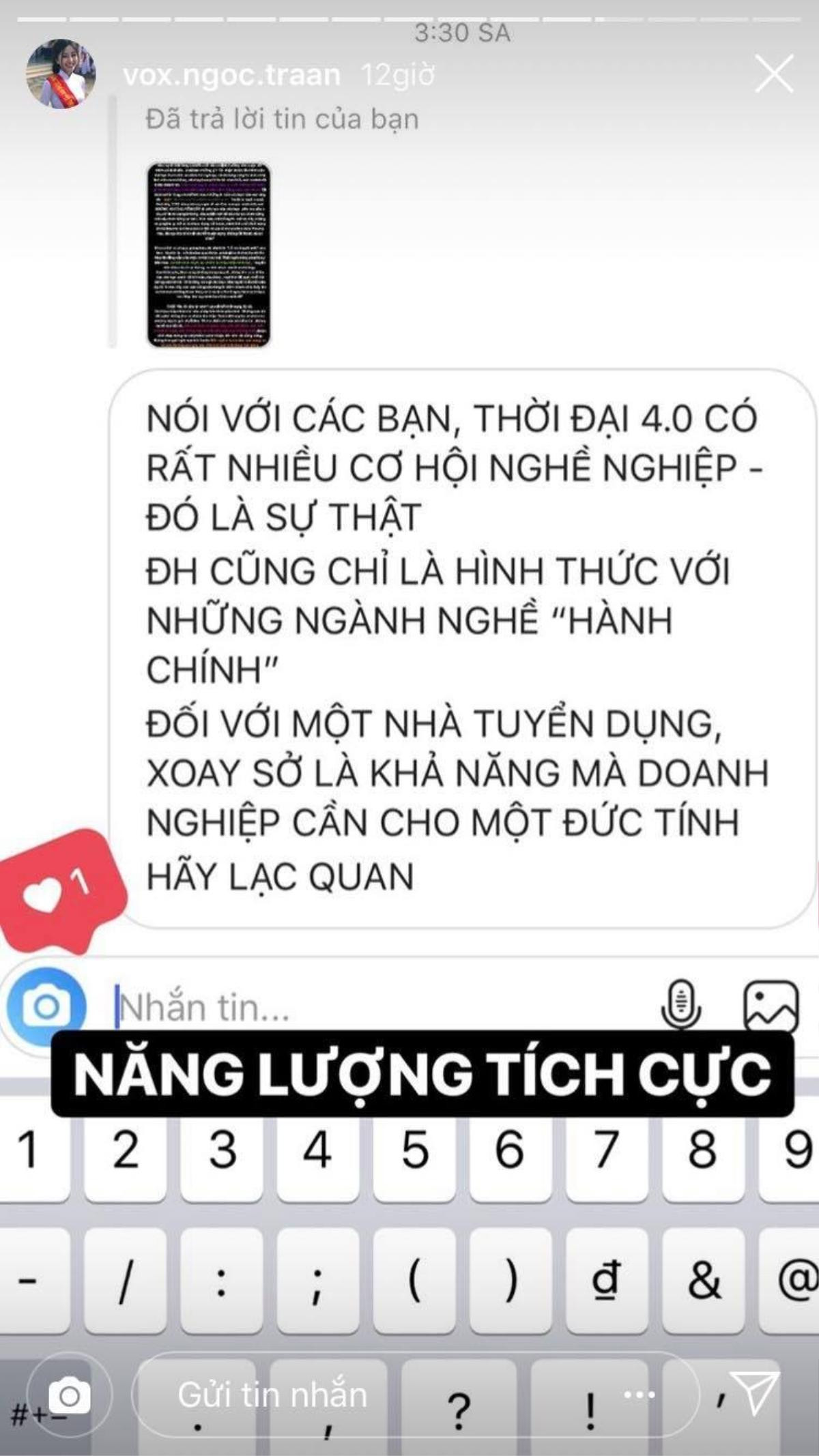 Võ Ngọc Trân tiết lộ 'điểm thi không cao', nhưng cô hài lòng và khẳng định: 'ĐH chỉ là hình thức…' Ảnh 5