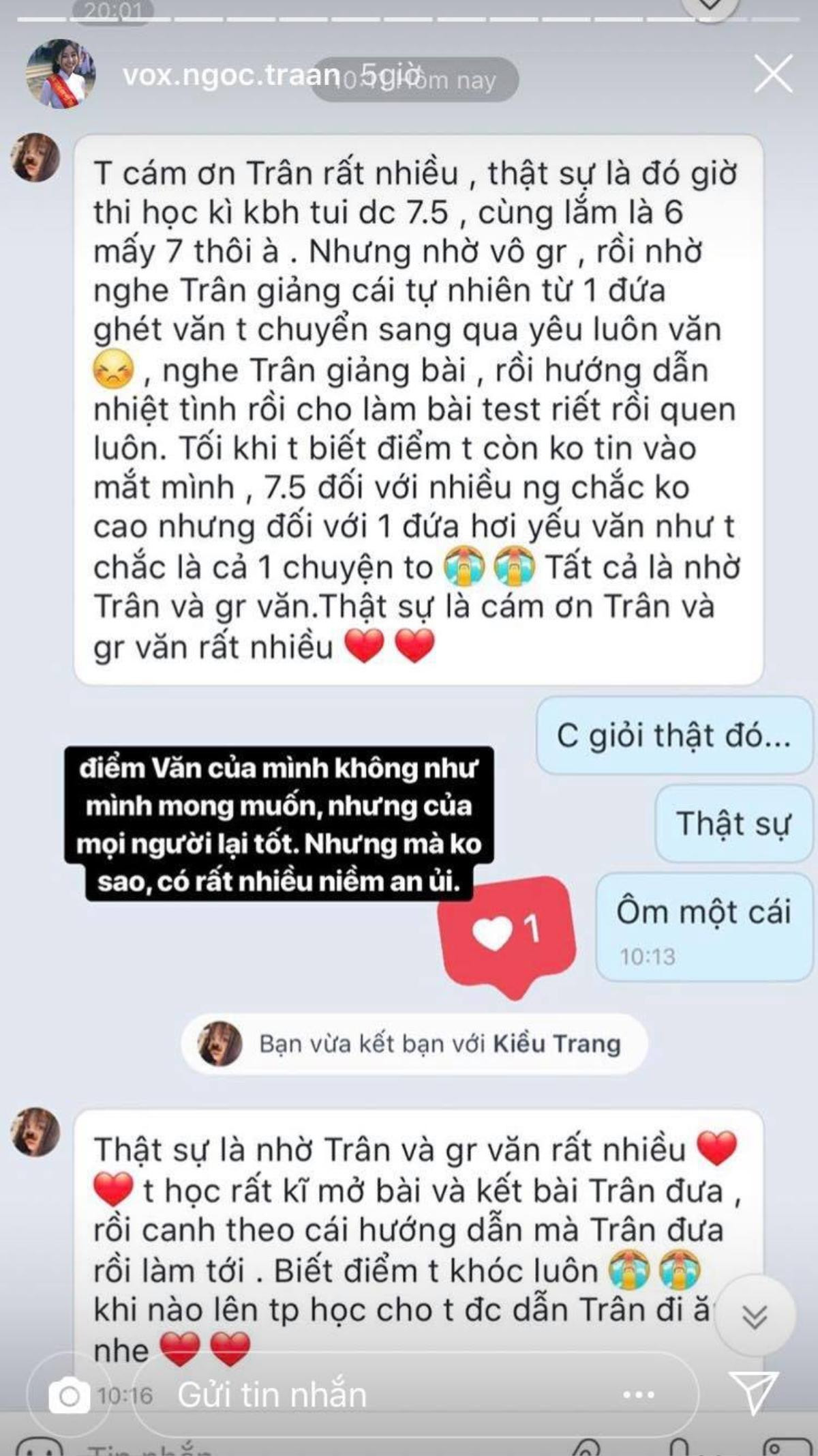 Võ Ngọc Trân tiết lộ 'điểm thi không cao', nhưng cô hài lòng và khẳng định: 'ĐH chỉ là hình thức…' Ảnh 4