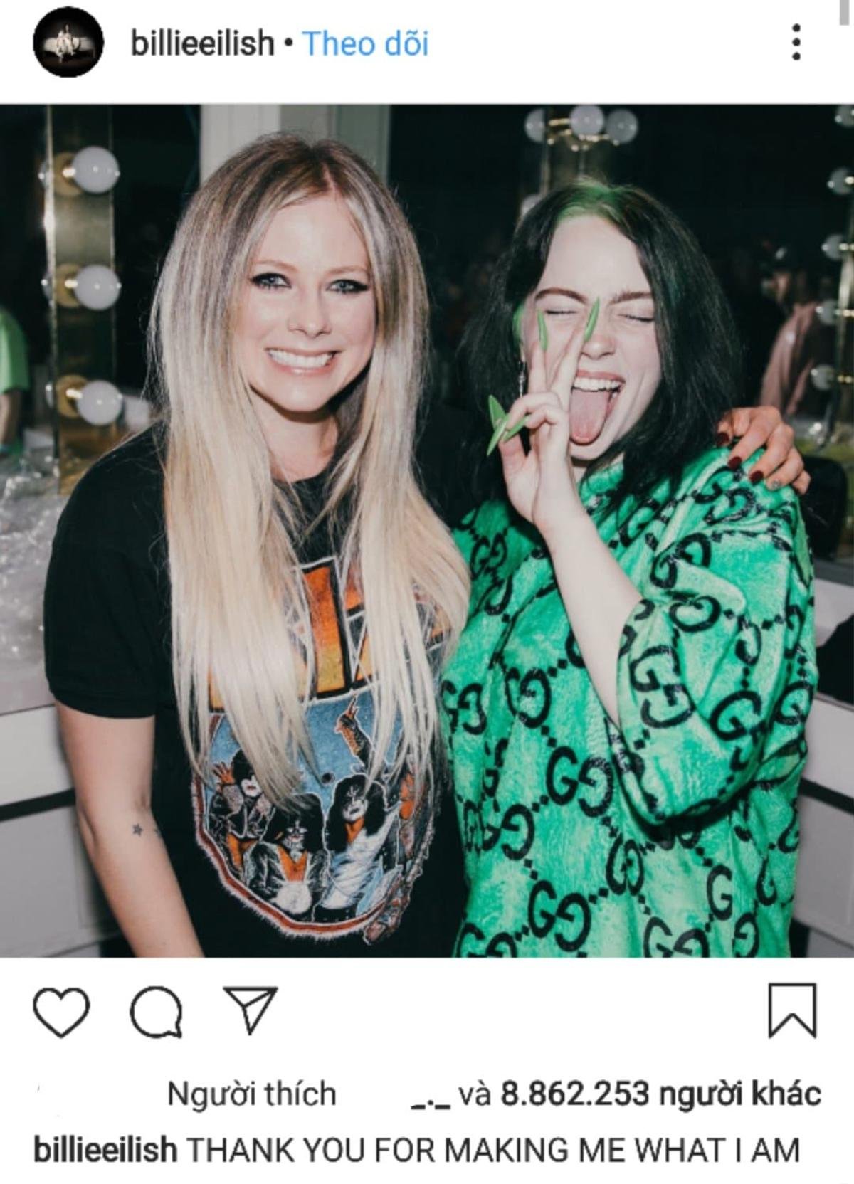 Bức ảnh Avril Lavigne chụp cùng Billie Eilish bỗng gây sốt: 'Ma cà rồng' là có thật trên đời! Ảnh 1