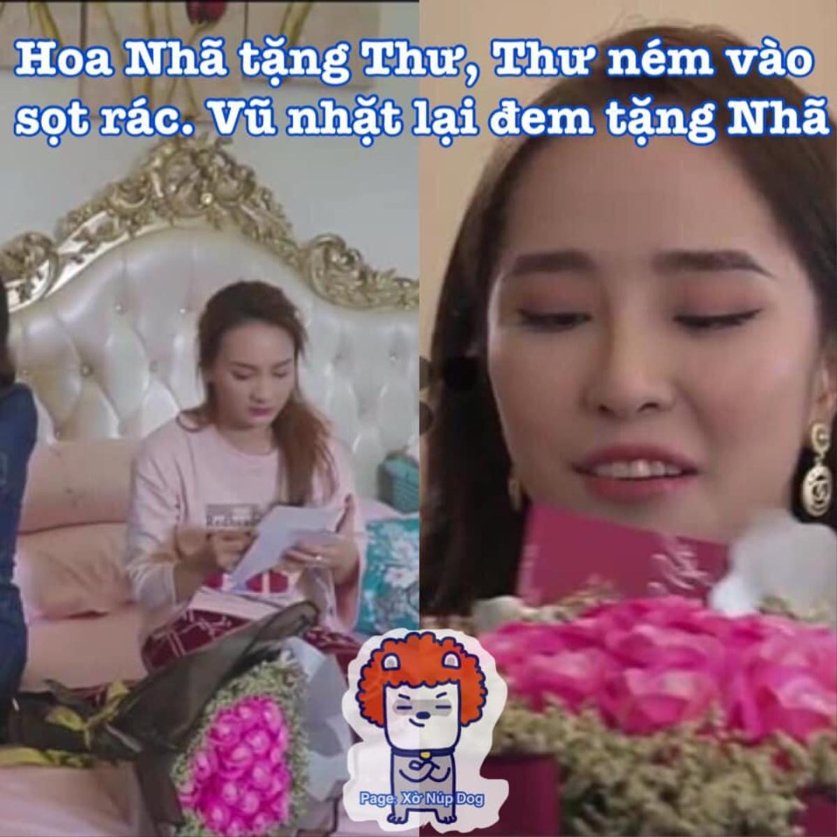 'Quỳ lạy' trước sự tinh mắt của khán giả Về Nhà Đi Con: Soi được bó hoa Vũ tặng Nhã y hệt bó mà Nhã từng gửi tặng Thư! Ảnh 1