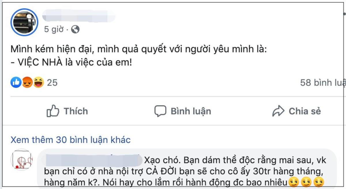 Thanh niên bán bảo hiểm ăn 'gạch đá' từ cư dân mạng vì phát ngôn: 'Việc nhà là việc của vợ' Ảnh 1