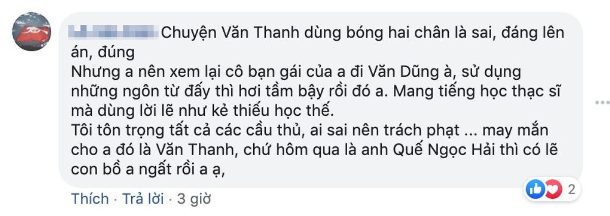 Hậu scandal xúc phạm Văn Thanh, Đỗ Vóc phải khoá bình luận, anti fans chuyển hướng tấn công tới tấp FB của Văn Dũng Ảnh 4