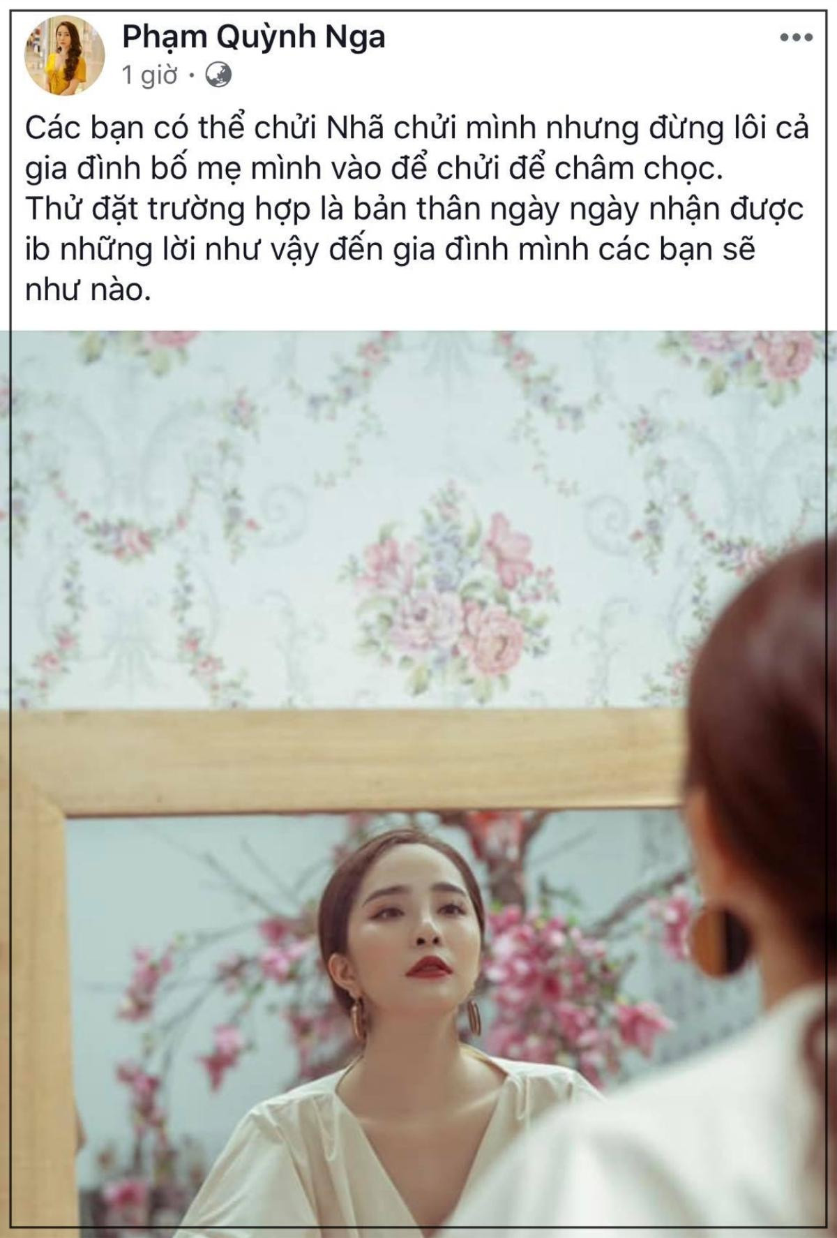 Bị anti fans lôi cả bố mẹ ra chửi và thi nhau bodyshaming, Quỳnh Nga phải lên tiếng trên trang cá nhân Ảnh 6