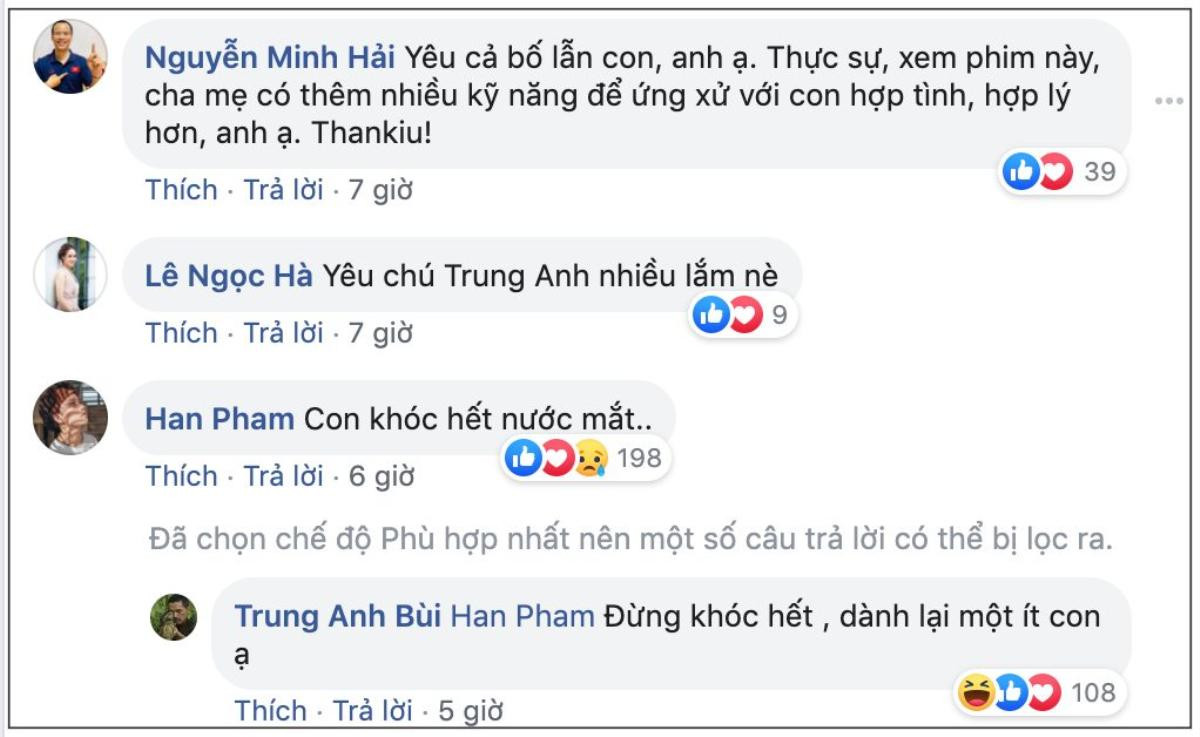 Sau khi tập 70 lên sóng, NS Trung Anh khuyên phụ huynh hãy 'cảm thông và đừng hắt hủi con cái' Ảnh 4