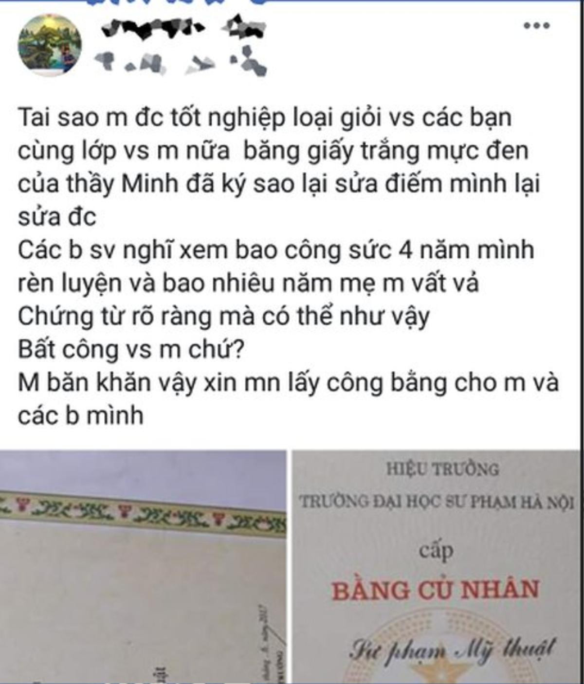 Ra trường 2 năm, cựu sinh viên bất ngờ bị ĐH Sư phạm Hà Nội yêu cầu 'trả' bằng tốt nghiệp loại giỏi… phát lại bằng khá Ảnh 1