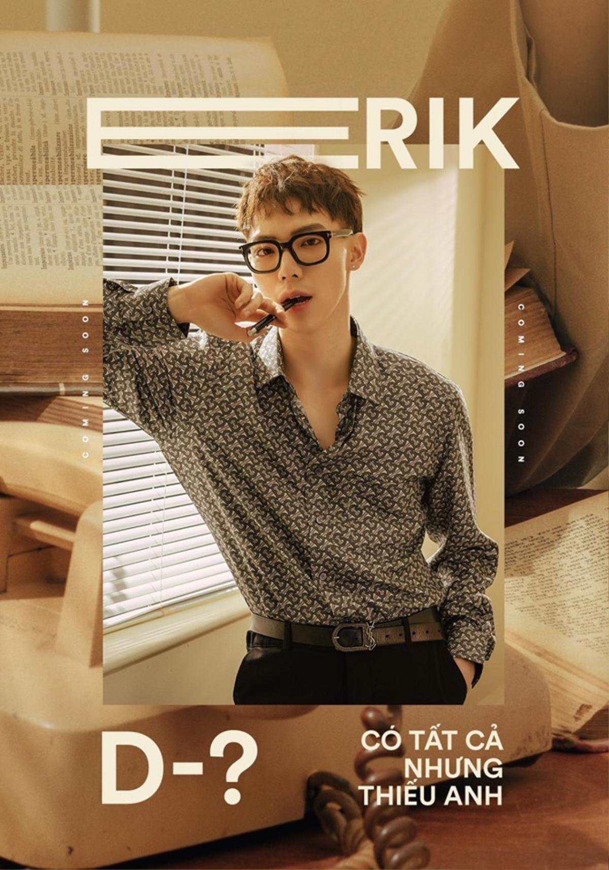 Erik 'thả thính' poster MV comeback, fan lập tức mong mỏi: 'Chỉ hy vọng là ballad' Ảnh 1