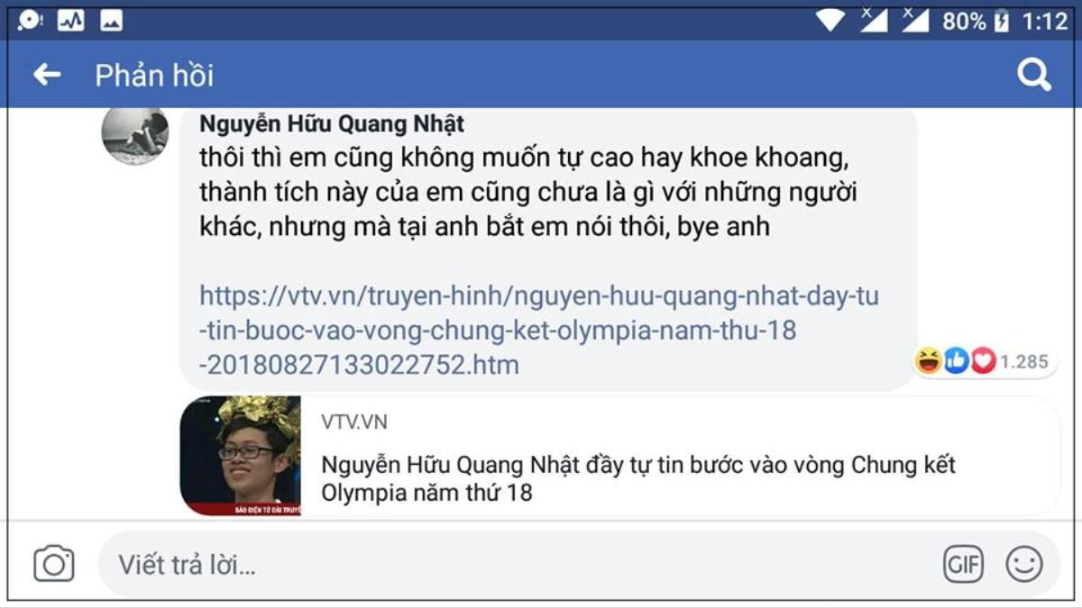 Hot nhất MXH hôm nay: 'Anh hùng bàn phím' gặp trúng thí sinh Olympia và bị 'phản dame' cực gắt đến mức phải khoá FB Ảnh 2