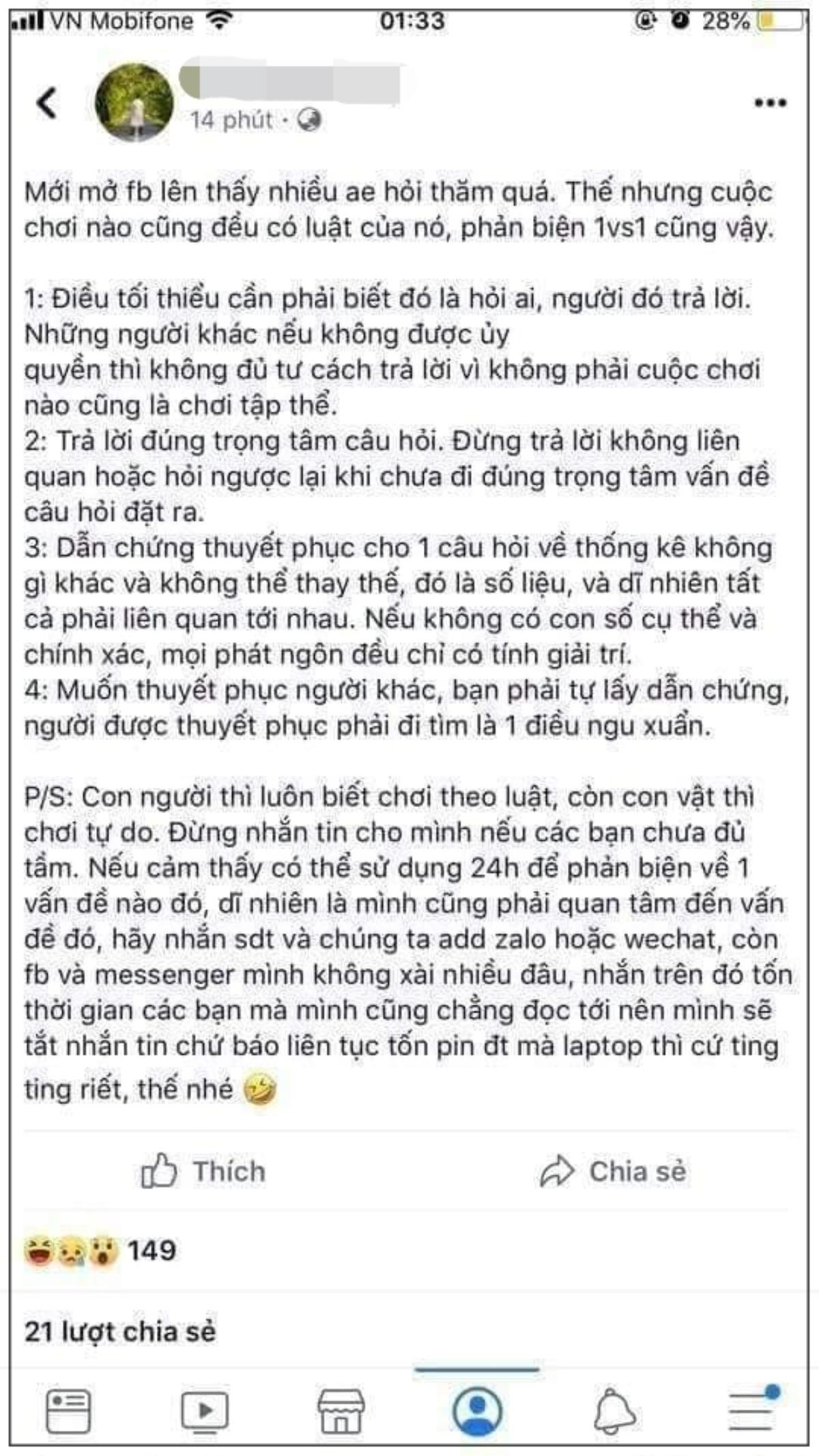 Hot nhất MXH hôm nay: 'Anh hùng bàn phím' gặp trúng thí sinh Olympia và bị 'phản dame' cực gắt đến mức phải khoá FB Ảnh 5