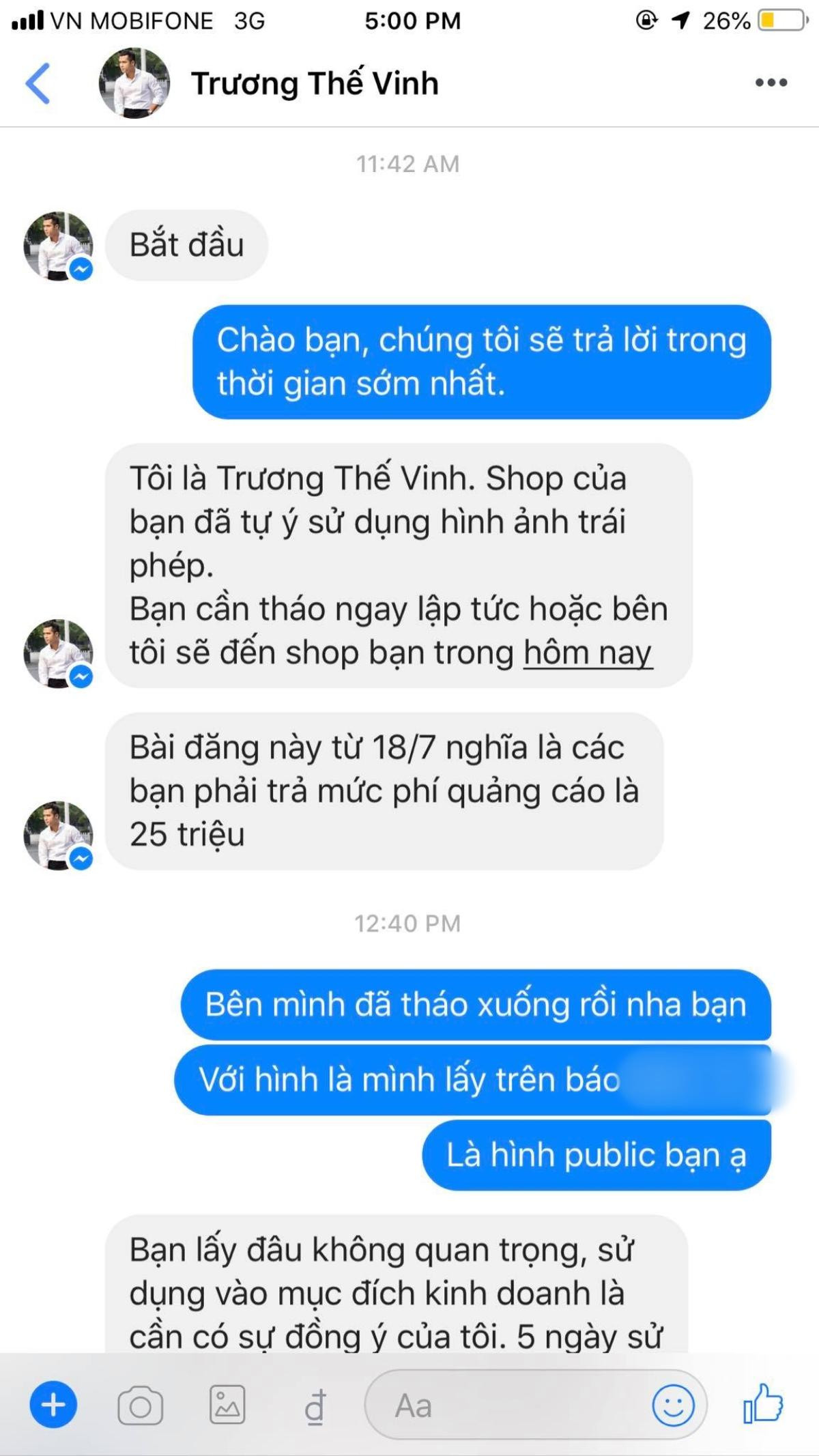 Toàn cảnh câu chuyện Trương Thế Vinh tranh cãi cùng nhãn hàng: 'Cuộc chiến' không hồi kết? Ảnh 2