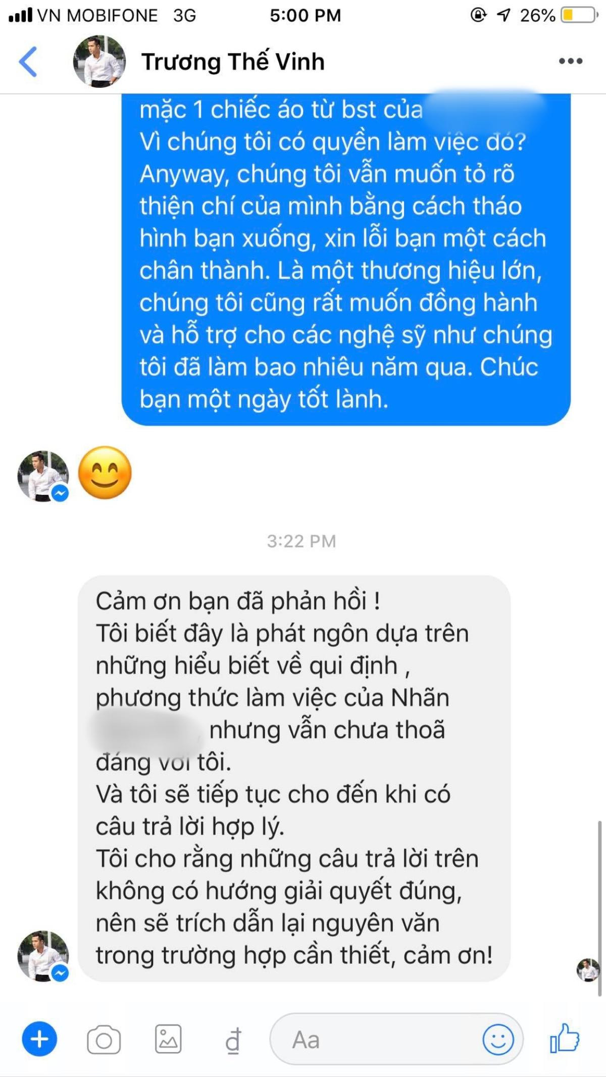 Toàn cảnh câu chuyện Trương Thế Vinh tranh cãi cùng nhãn hàng: 'Cuộc chiến' không hồi kết? Ảnh 7