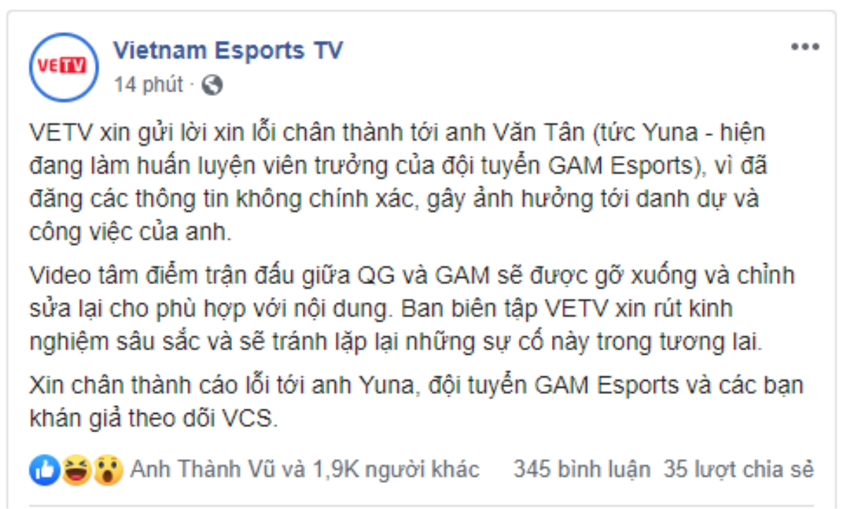 LMHT: QTV phát ngôn gây shock trong trashtalk, VETV phải gửi thư xin lỗi Ảnh 4