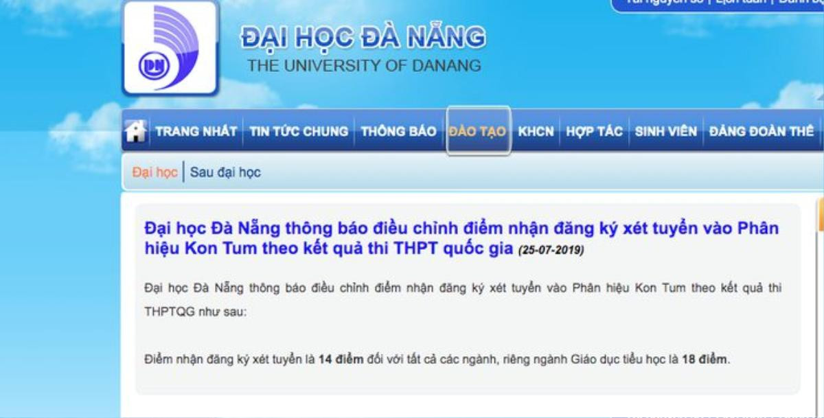 Nhiều trường đại học đồng loạt tăng điểm sàn Ảnh 1