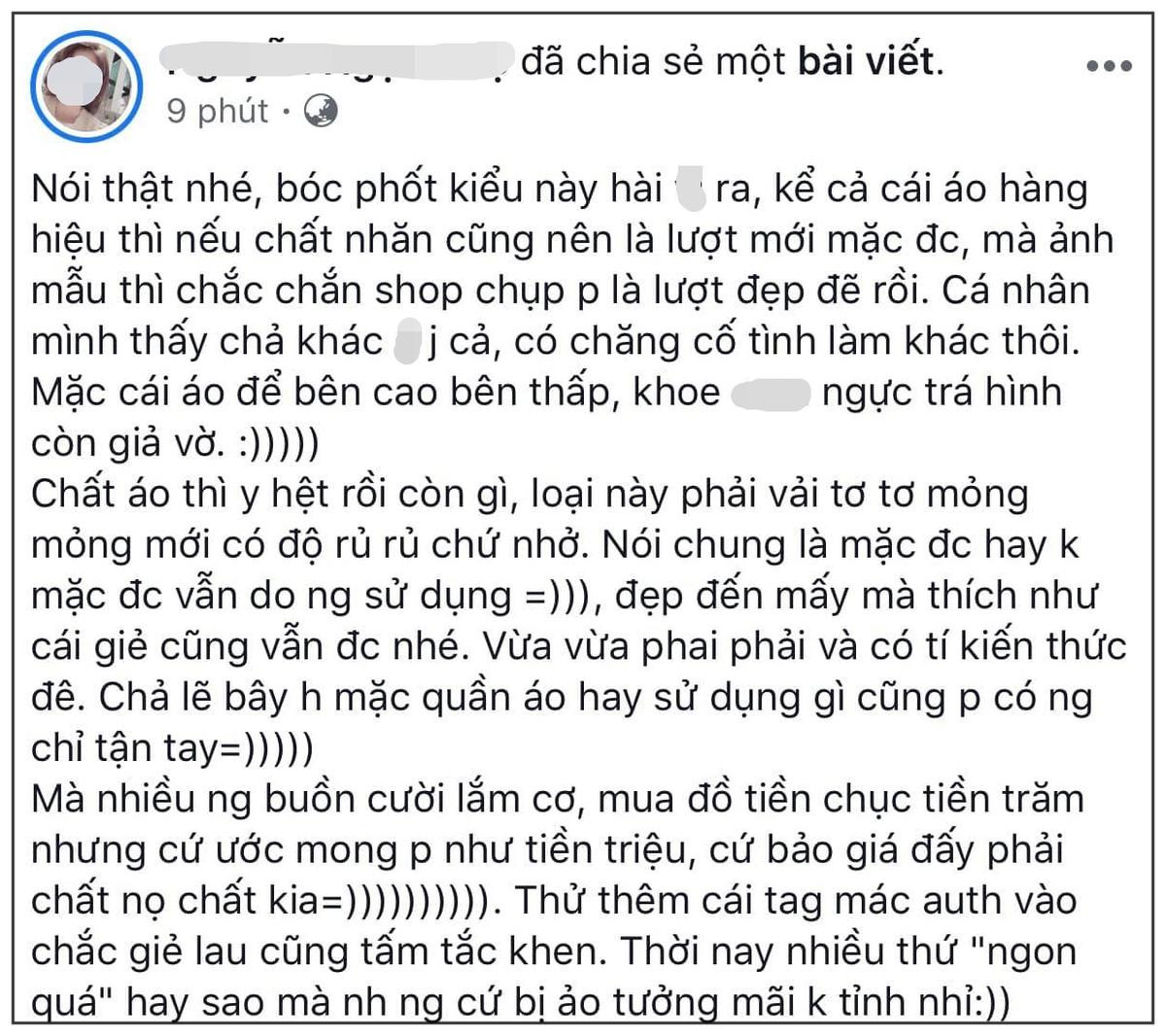 'Phốt' mua hàng online siêu căng: Hotgirl bị khách tố bán áo như 'giẻ rách', hội chị em bạn dì chia làm hai phe Ảnh 7