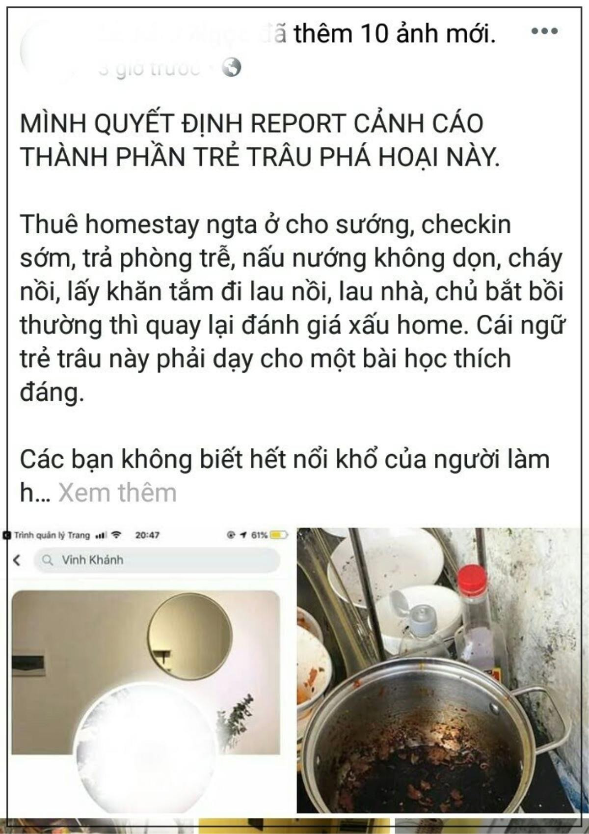 Nhóm bạn trẻ 2k1 để lại một 'bãi chiến trường' sau khi thuê homestay Đà Lạt, chủ nhà phải cầu cứu cộng đồng mạng Ảnh 1