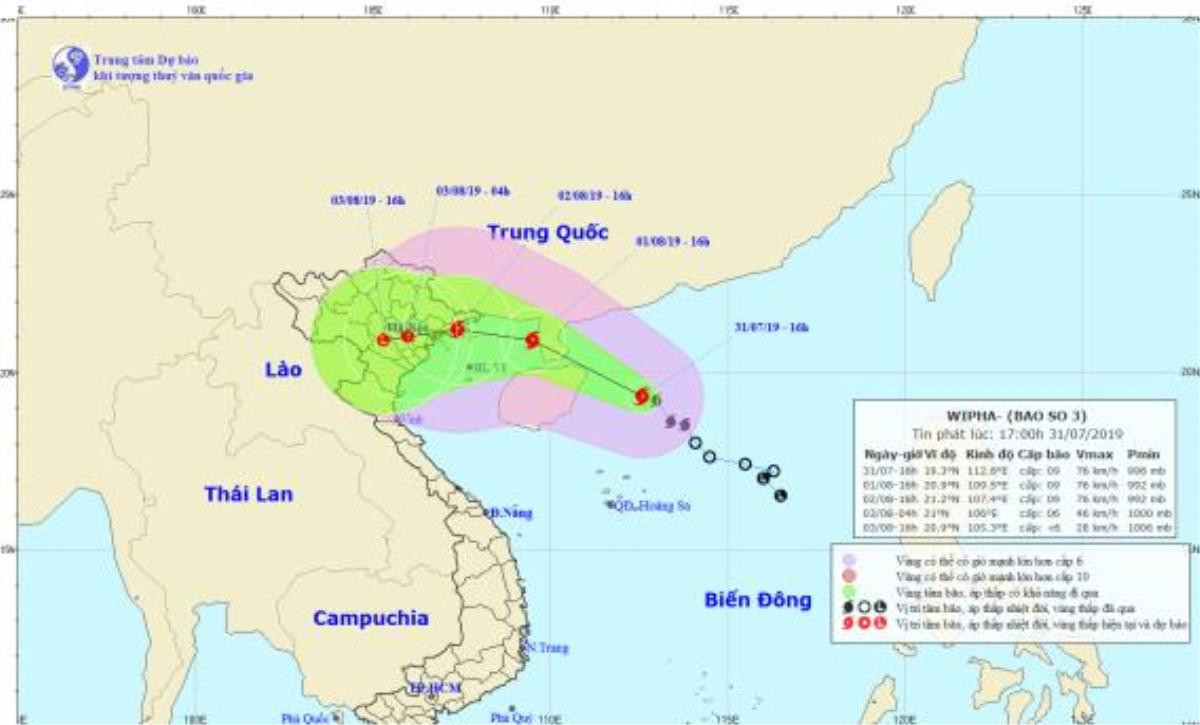 Cơn bão số 3 đang diễn biến khó lường Ảnh 1