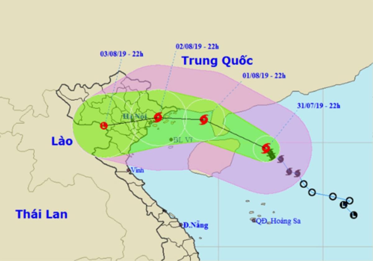 Miền Bắc sẽ mưa lớn trong nhiều ngày do ảnh hưởng của bão số 3 Ảnh 1