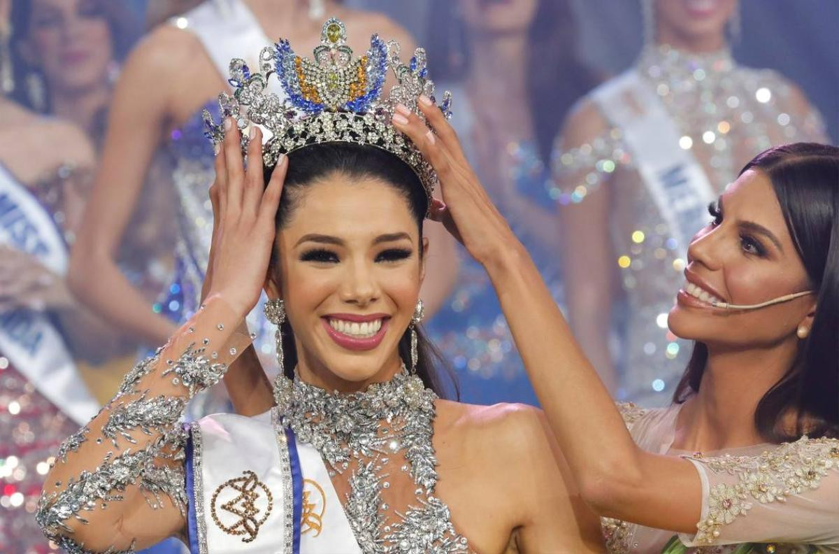 Cận cảnh nhan sắc tân hoa hậu Venezuela - đối thủ 19 tuổi của Hoàng Thùy tại Miss Universe  Ảnh 2