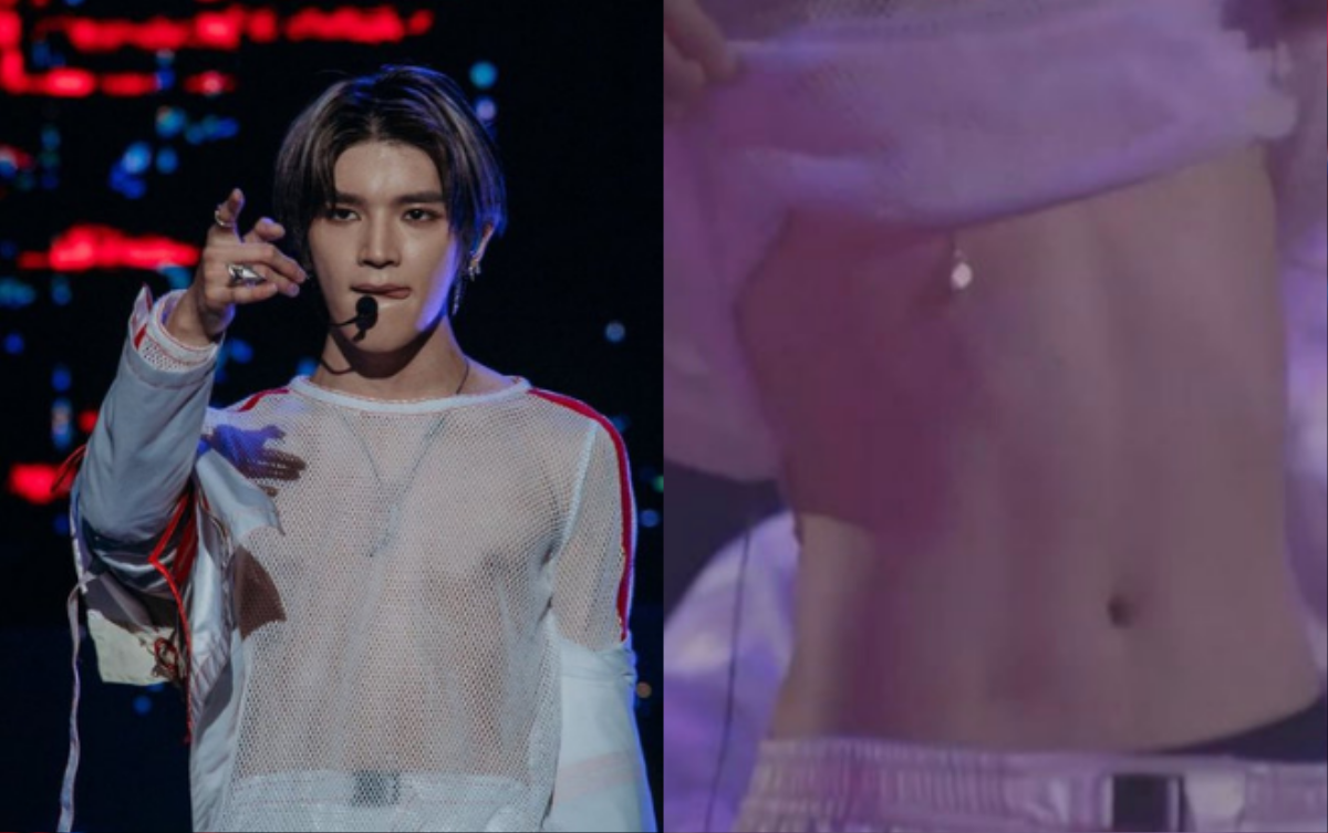 Taeyong (NCT) làm fan ‘chết tim’ với mốt áo crop top ngắn hơn idol nữ Ảnh 13