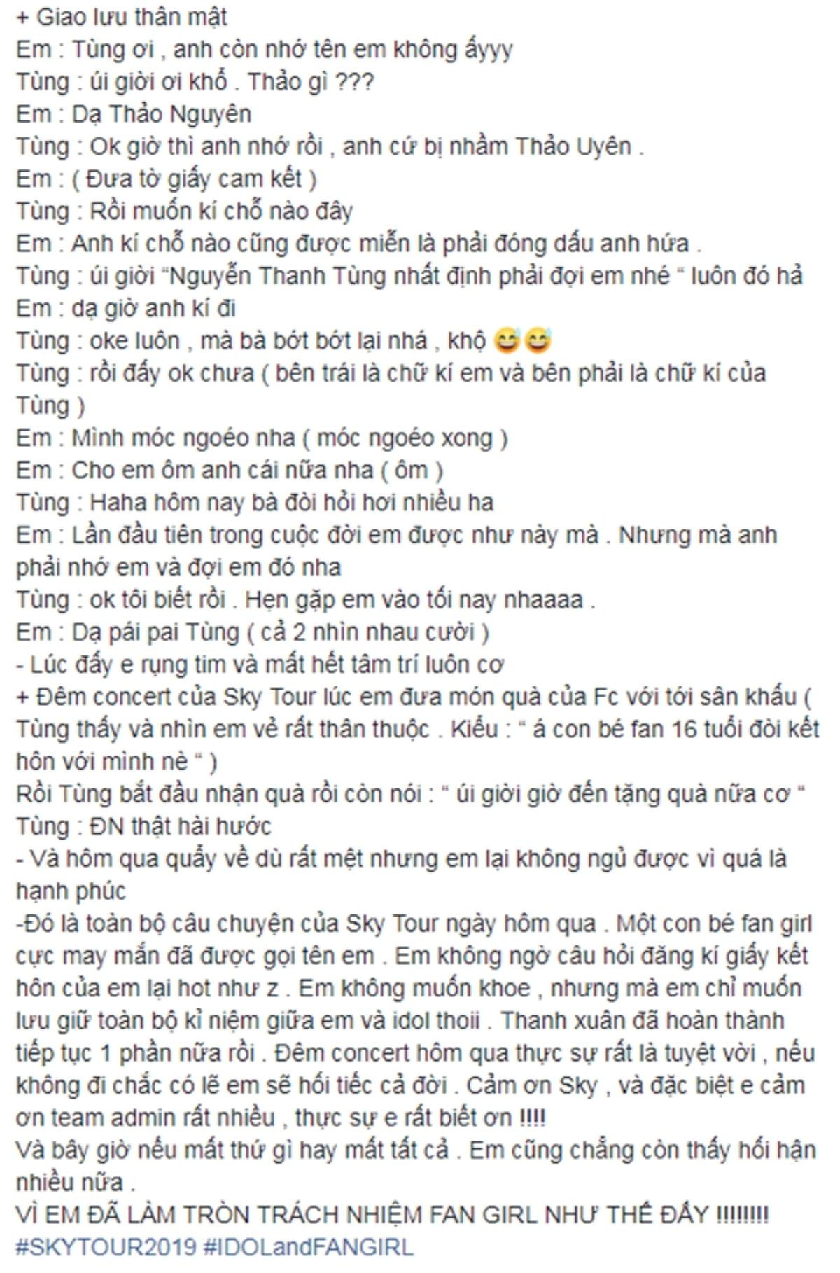 Không chỉ hứa đăng ký kết hôn cùng fan, Sơn Tùng M-TP còn cam kết 'giấy trắng mực đen' thế này Ảnh 3