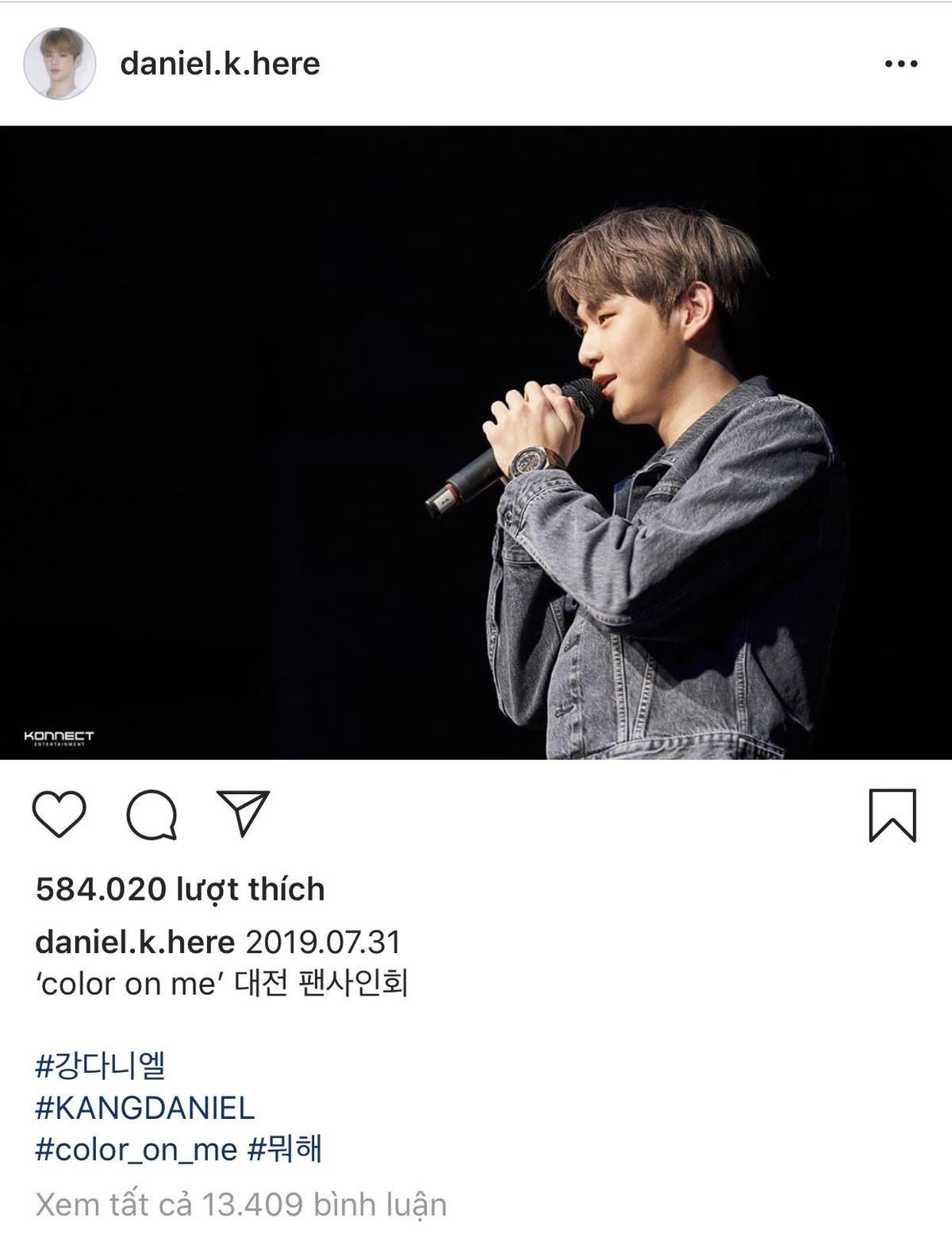 Sau tin tức hẹn hò, Kang Daniel bất ngờ post ảnh lên Instagram cá nhân Ảnh 6